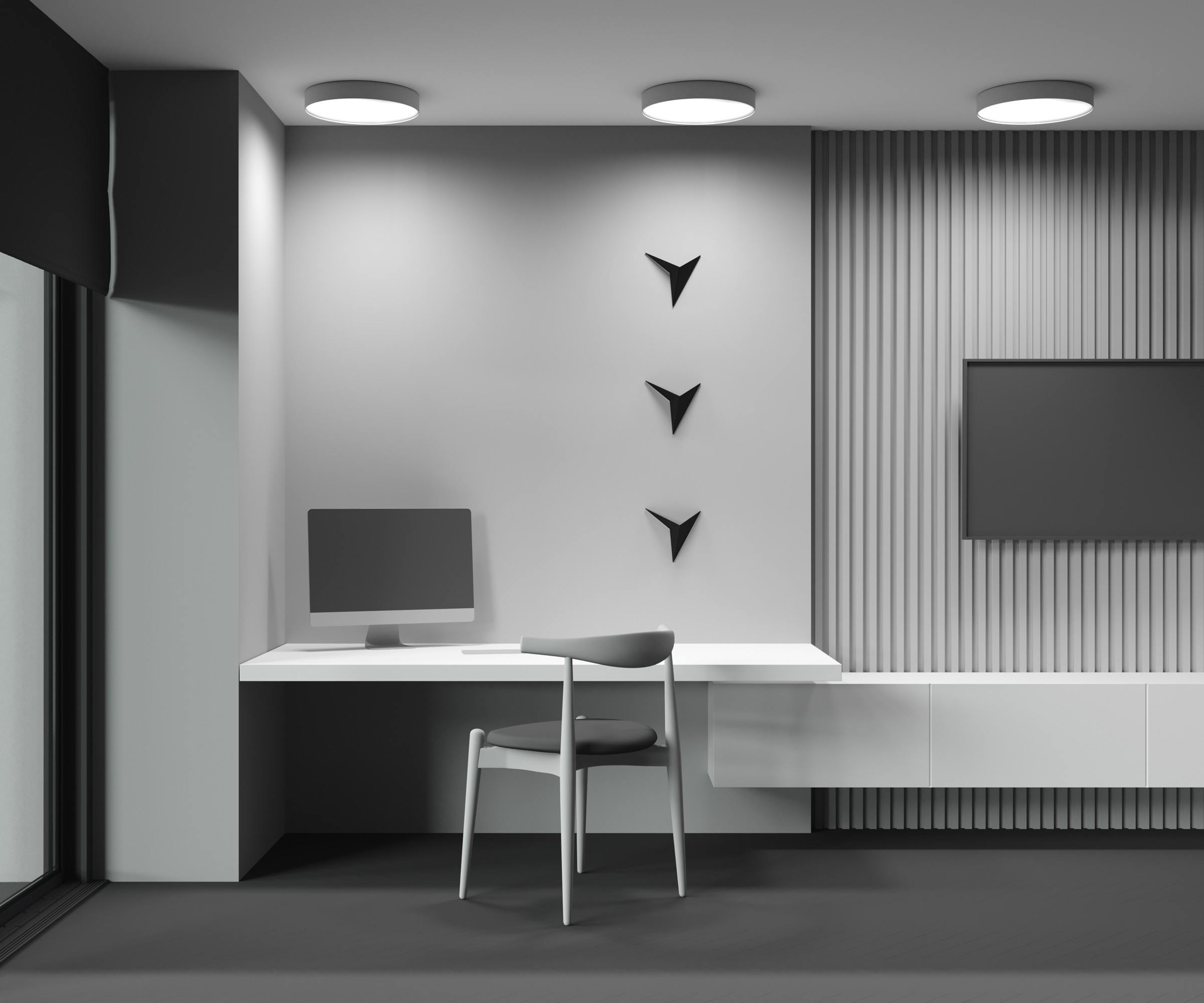 картинка Потолочный светильник Technical C032CL-45W3K-RD-MG