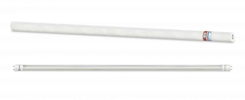 картинка Лампа светодиодная LED-T8-П-PRO 20Вт 230В G13 6500К 2000Лм 1200мм прозрачная неповоротная IN HOME