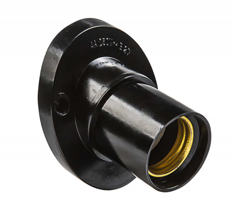 картинка Патрон Е27 Ф П-02 Е27 карболитовый настенный IN HOME