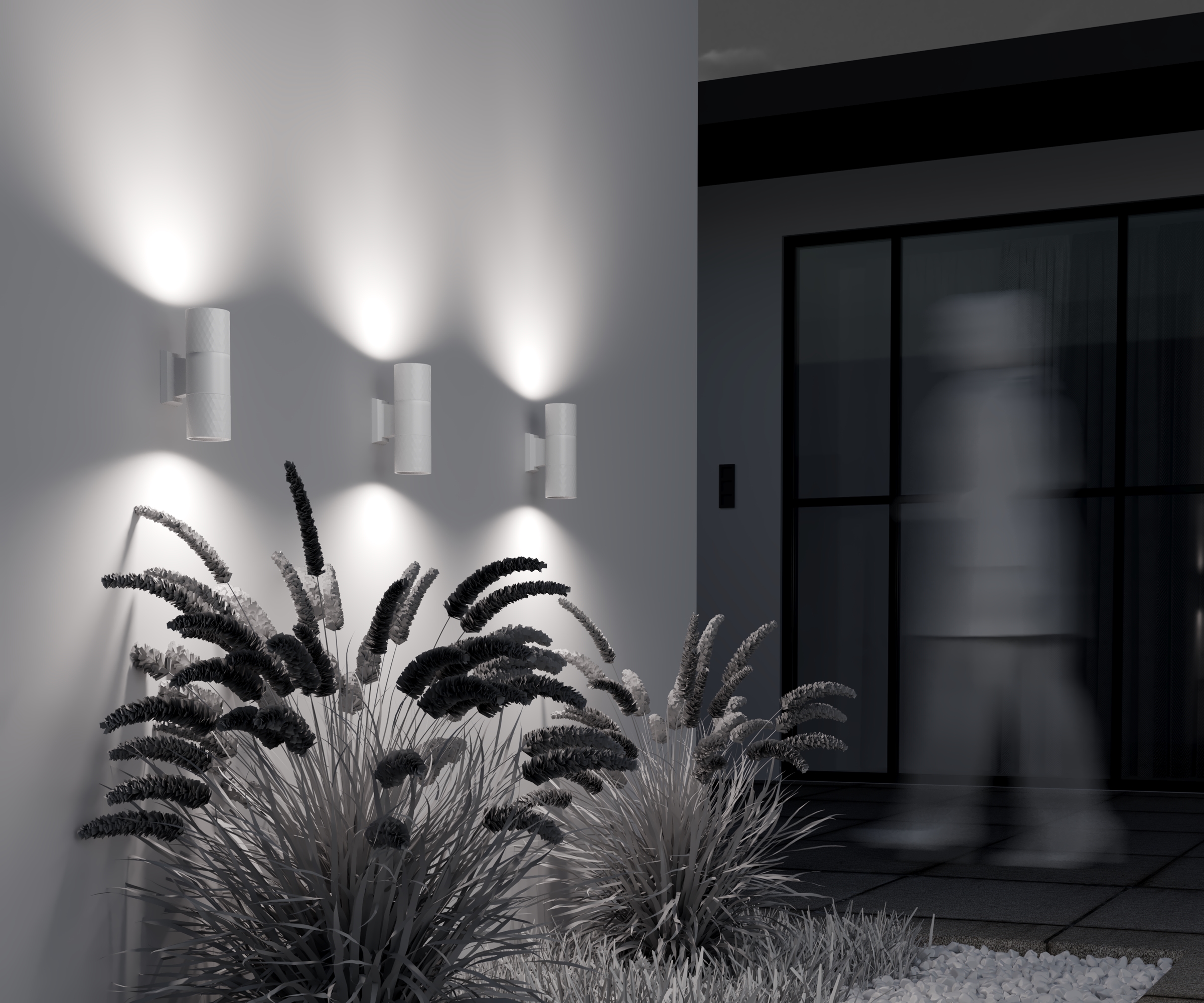 картинка Настенный светильник (бра) Outdoor O583WL-02W