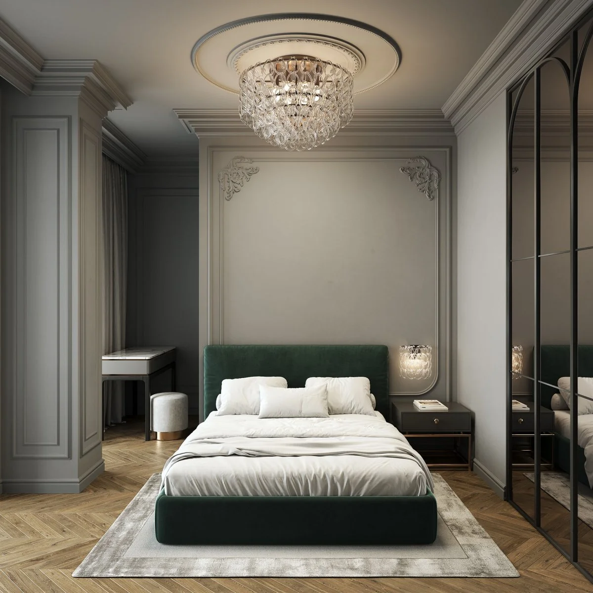 картинка Умный потолочный светильник с фактурным стеклом 380/8