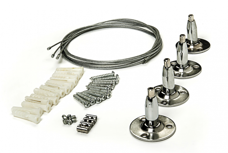 картинка Комплект подвесов LP-КПТ на тросах 90см для панели cд NEOX