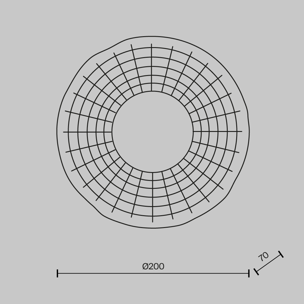 картинка Настенный светильник (бра) Maytoni MOD343WL-L5BS3K2
