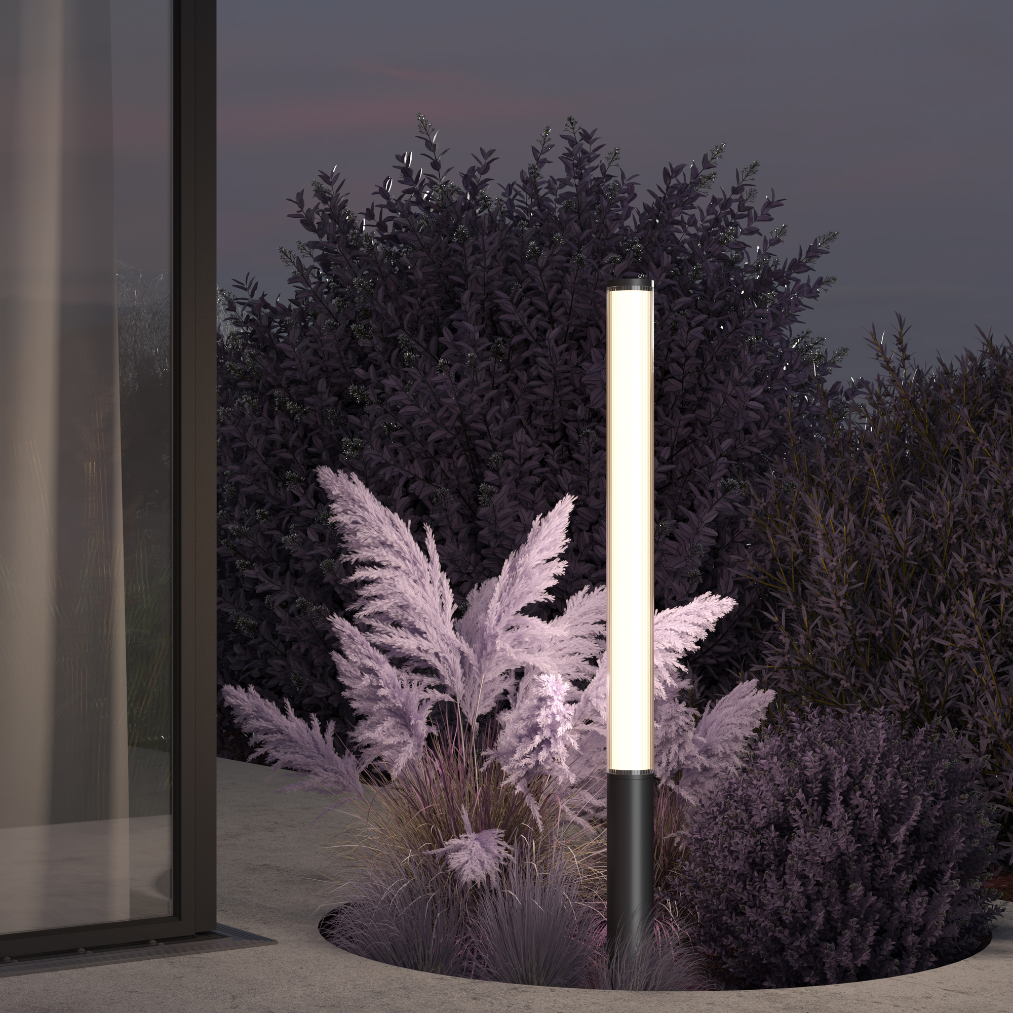 картинка Садово-парковый светильник Outdoor O467FL-L70B3K