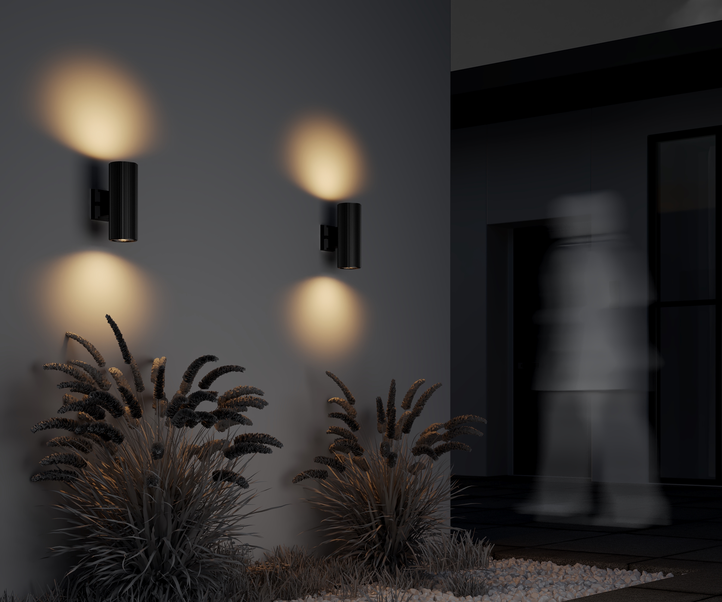 картинка Настенный светильник (бра) Outdoor O419WL-02B