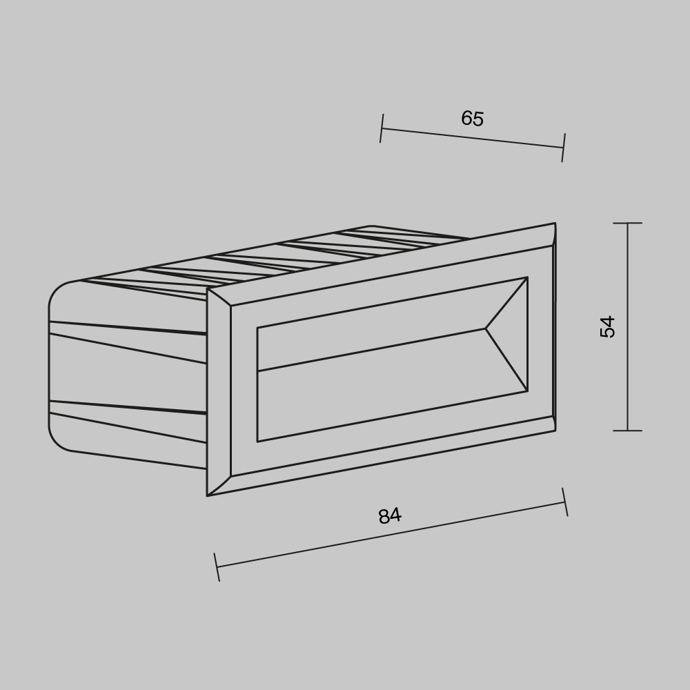 картинка Подсветка для лестниц Outdoor O045SL-L3W3K