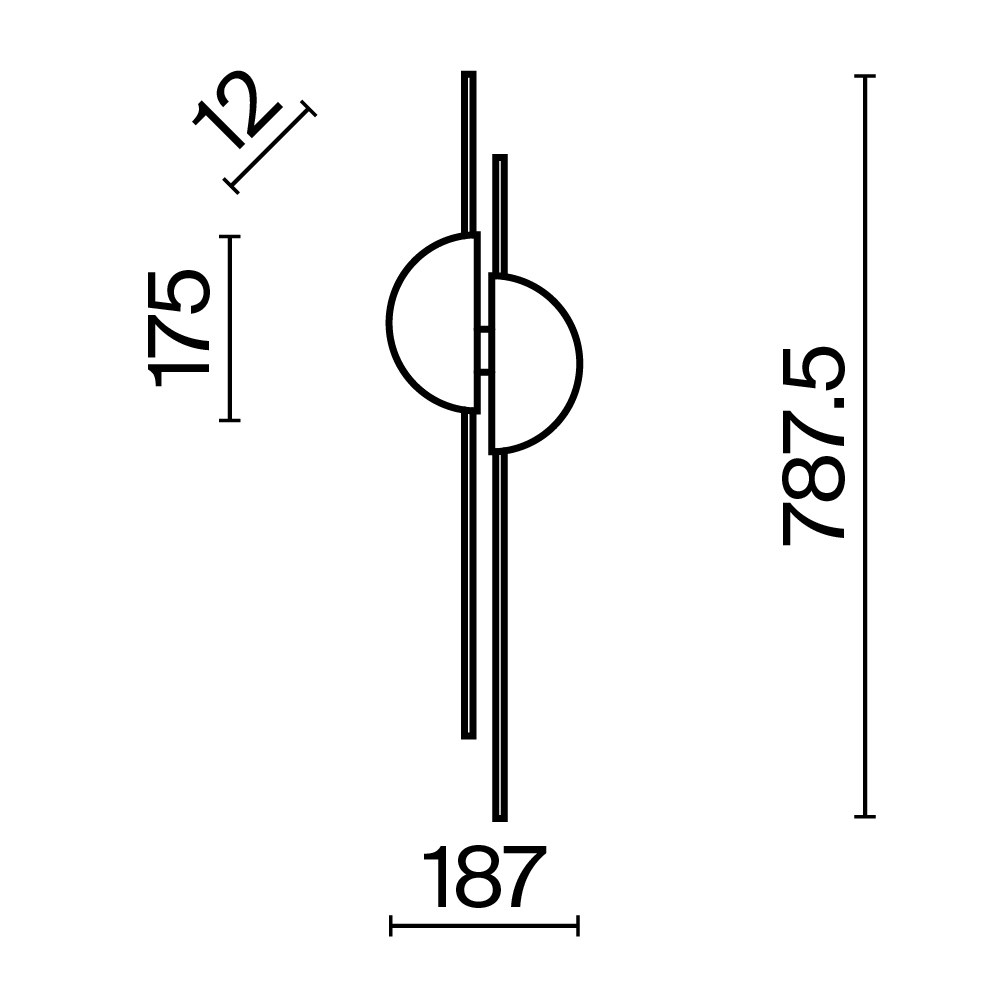 картинка Настенный светильник (бра) Maytoni MOD179WL-L22W4K