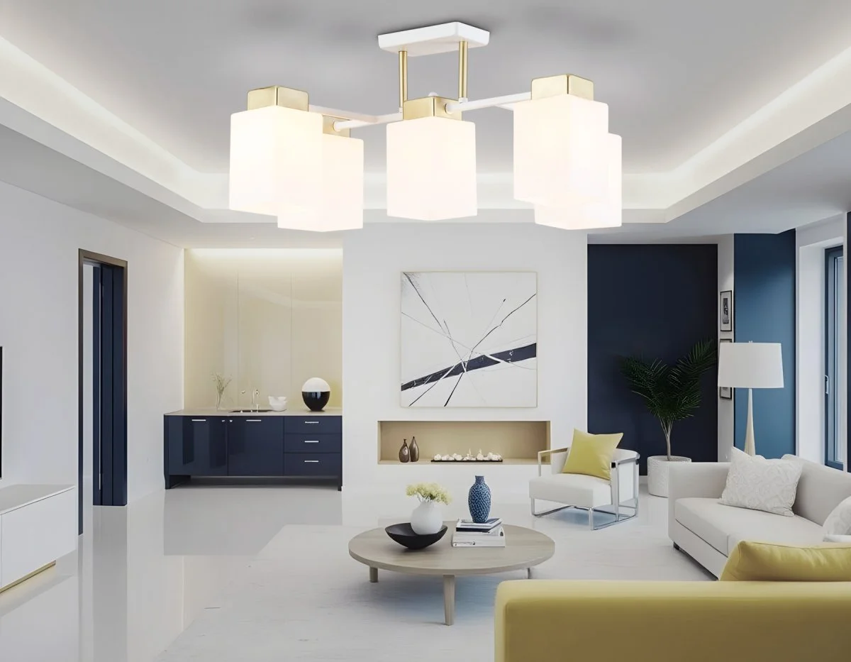 картинка Люстра на штанге со стеклянными плафонами TR303047