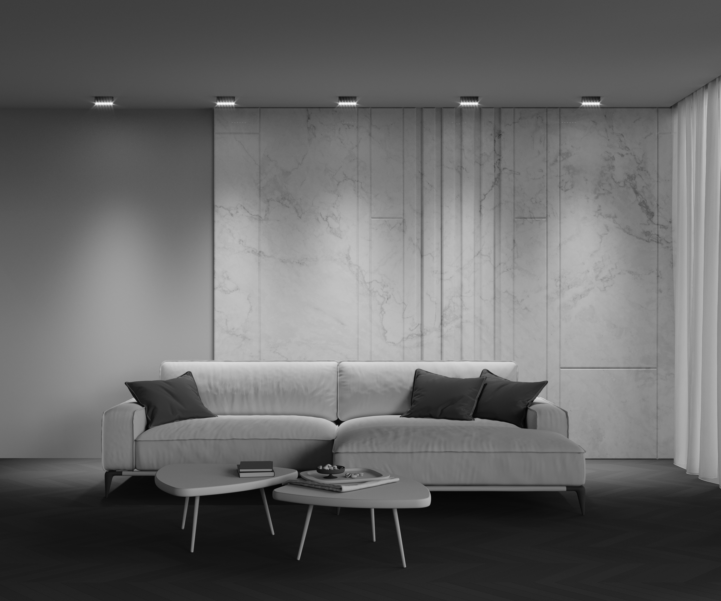 картинка Потолочный светильник Technical C066CL-12W3-6K-B