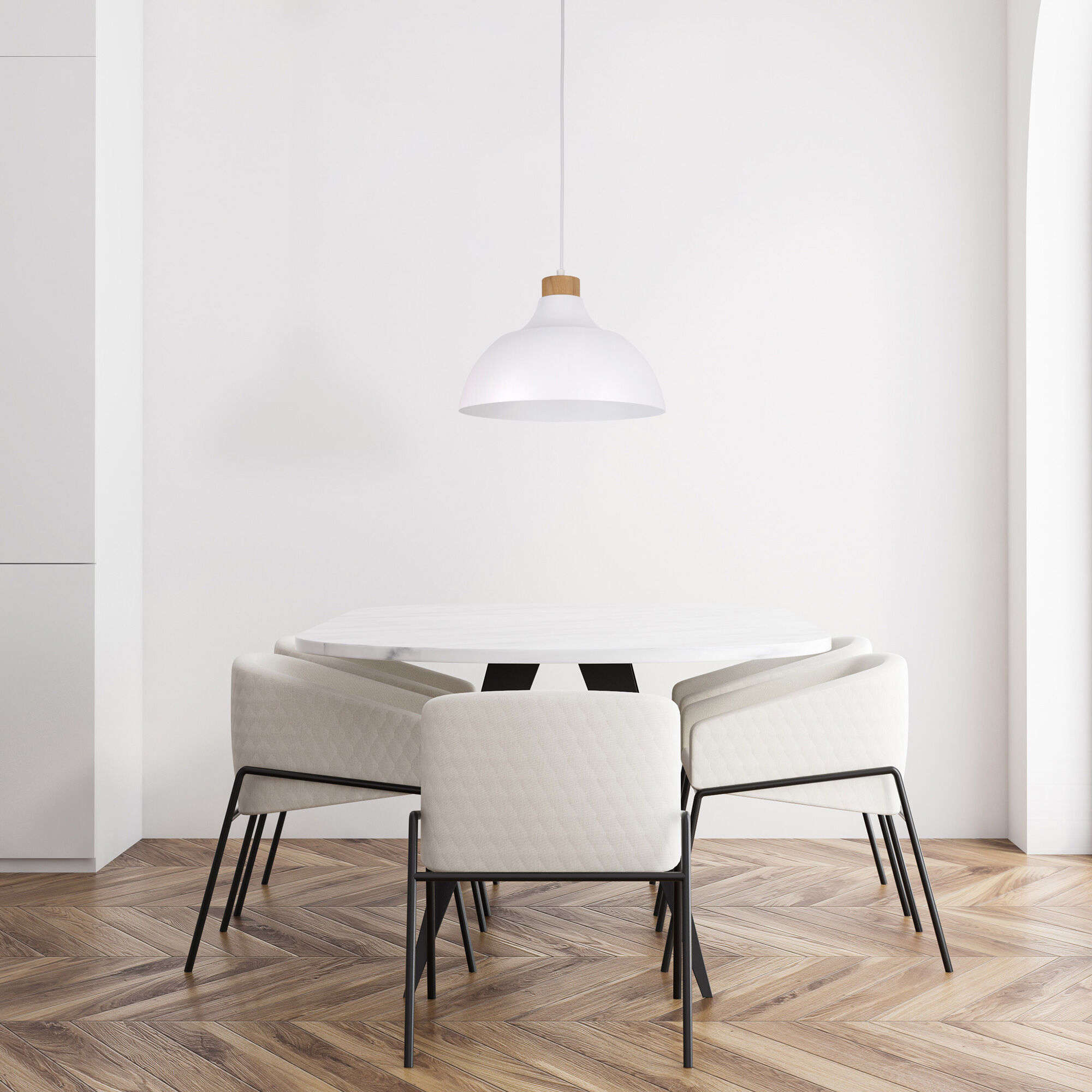 картинка Подвесной светильник 2070 Cap White