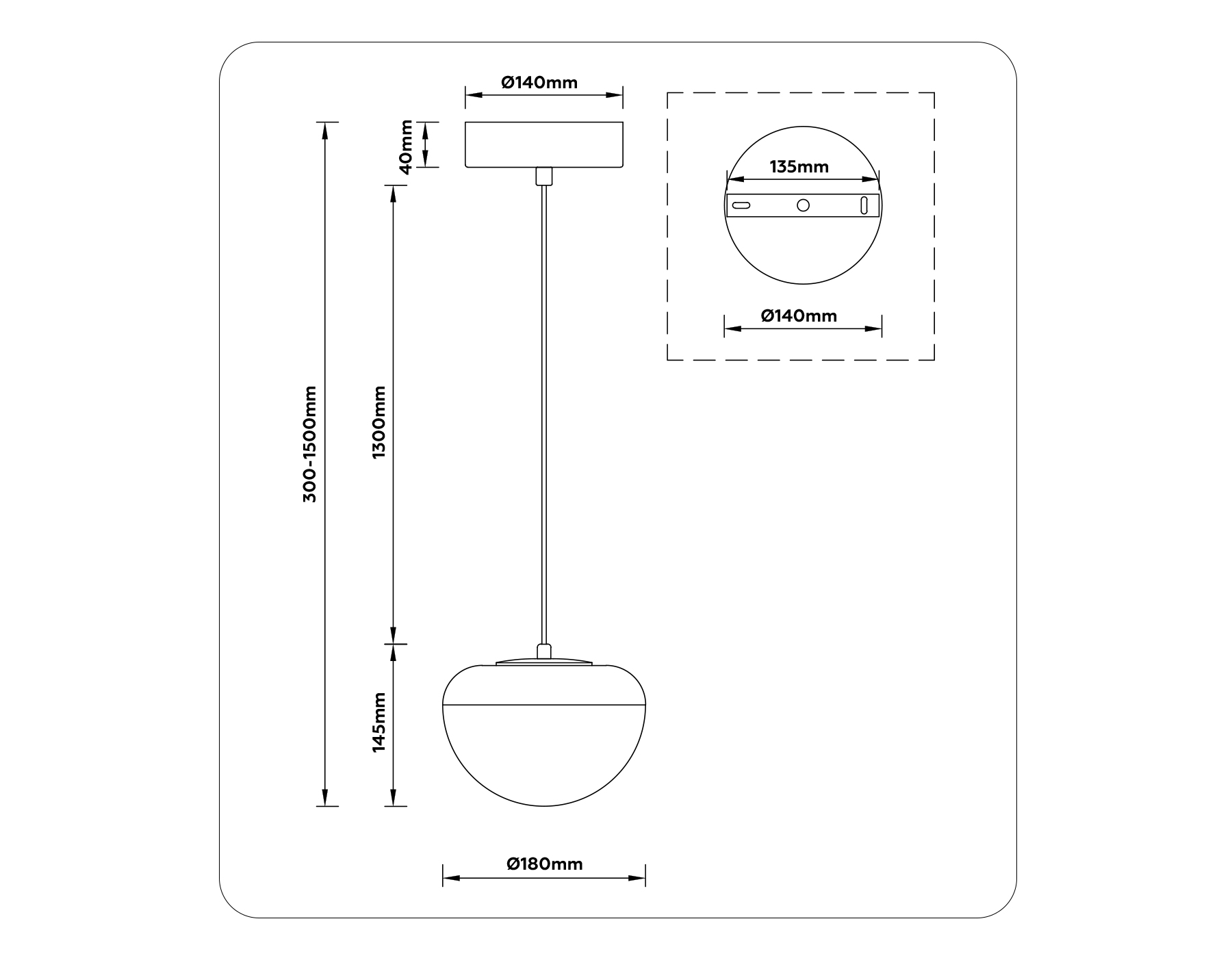 картинка Подвесной светодиодный светильник