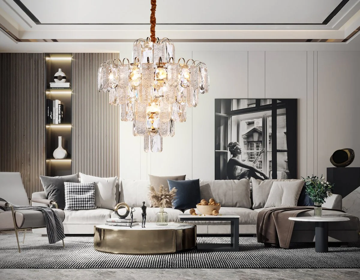 картинка Подвесная люстра с хрусталем TR5233