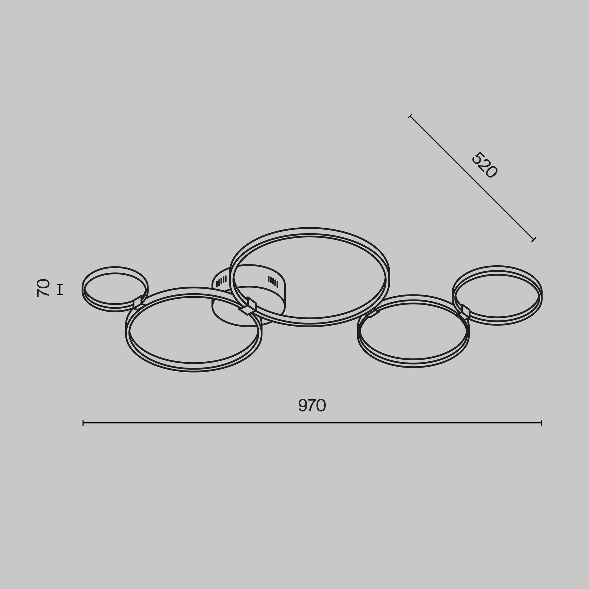 картинка Потолочный светильник Maytoni MOD448CL-L40WK