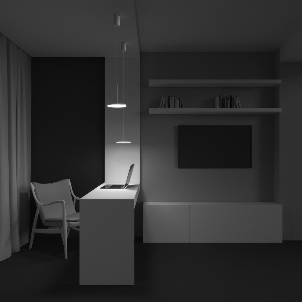 картинка Подвесной светильник Technical P076PL-L12W4K-W