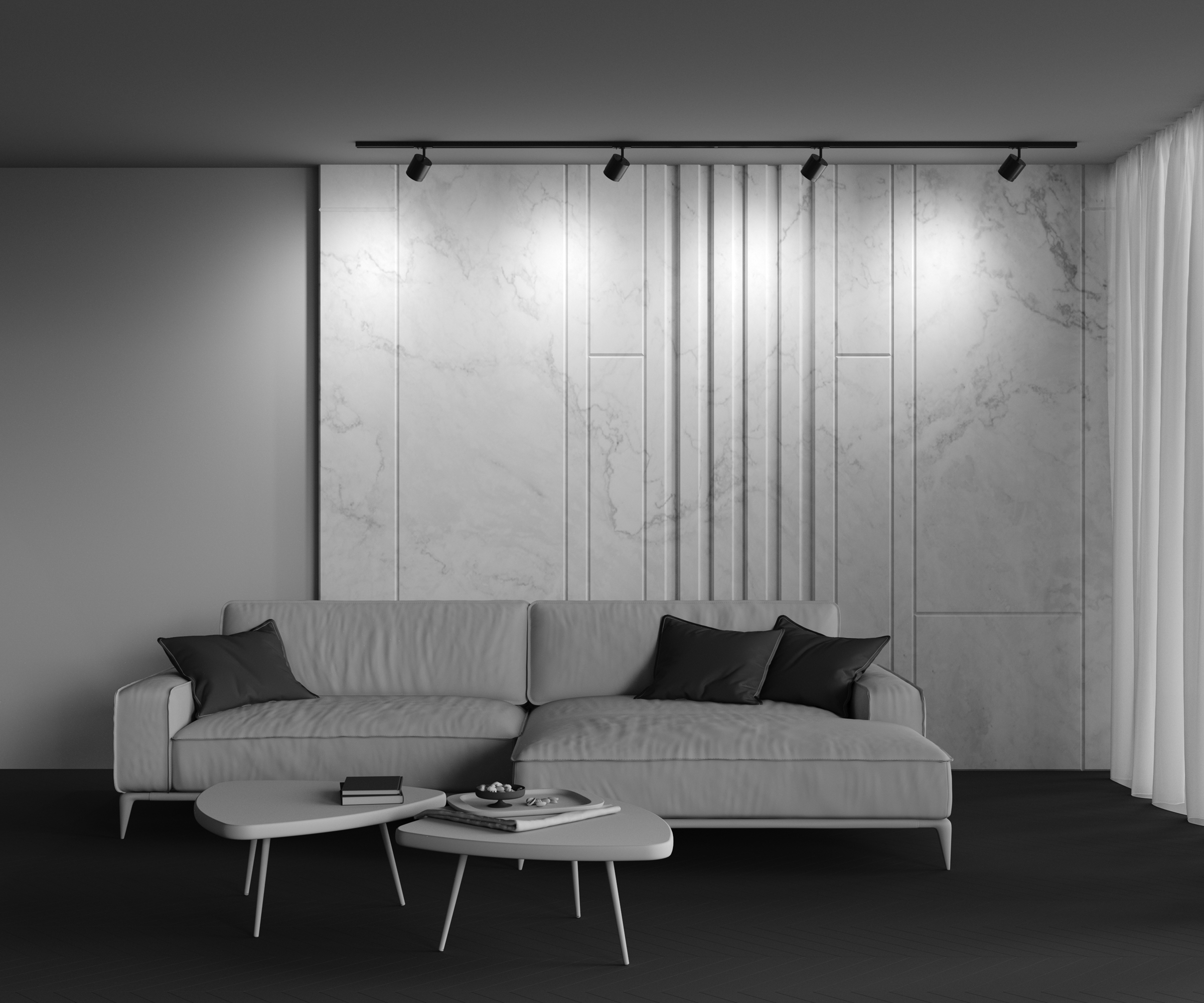 картинка Трековый светильник Technical TR088-1-GX53-B