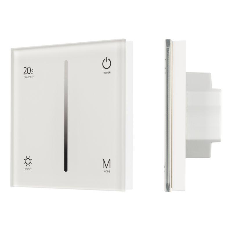 картинка Панель SMART-P6-DIM-G-IN White 12-24В 4х3А Sens 2.4G IP20 пластик Arlight 034781