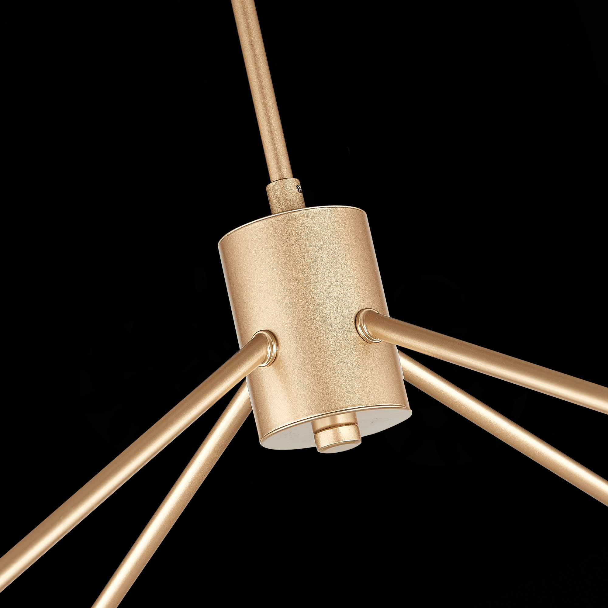 картинка SLE155902-08 Светильник потолочный Золотистый/Белый E14 8*40W