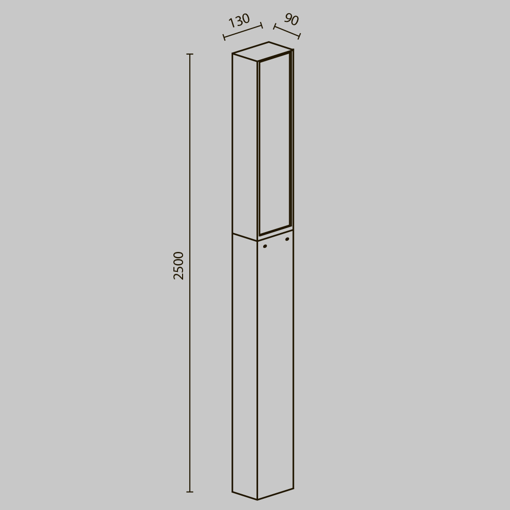 картинка Садово-парковый светильник Outdoor O470FL-L40GF3K