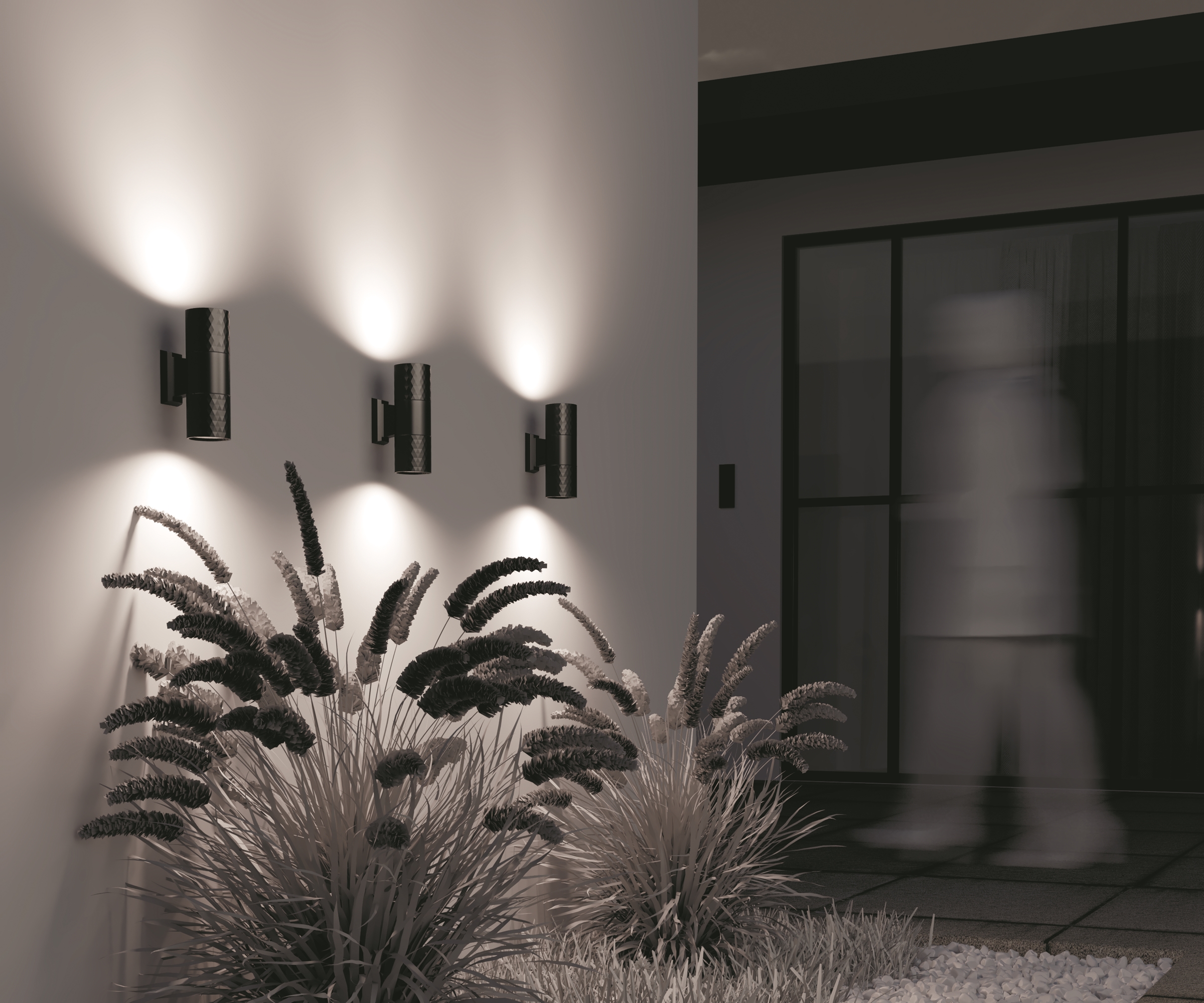 картинка Настенный светильник (бра) Outdoor O583WL-02B