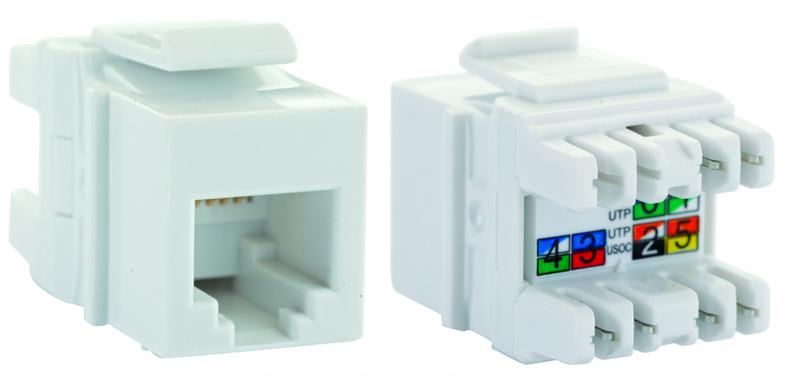 картинка Модуль UTP кат.3 Keystone черн. Eurolan 16B-U3-12BL