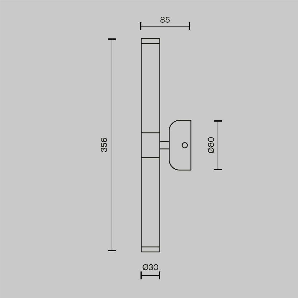 картинка Настенный светильник (бра) Maytoni MOD106WL-L10G3K