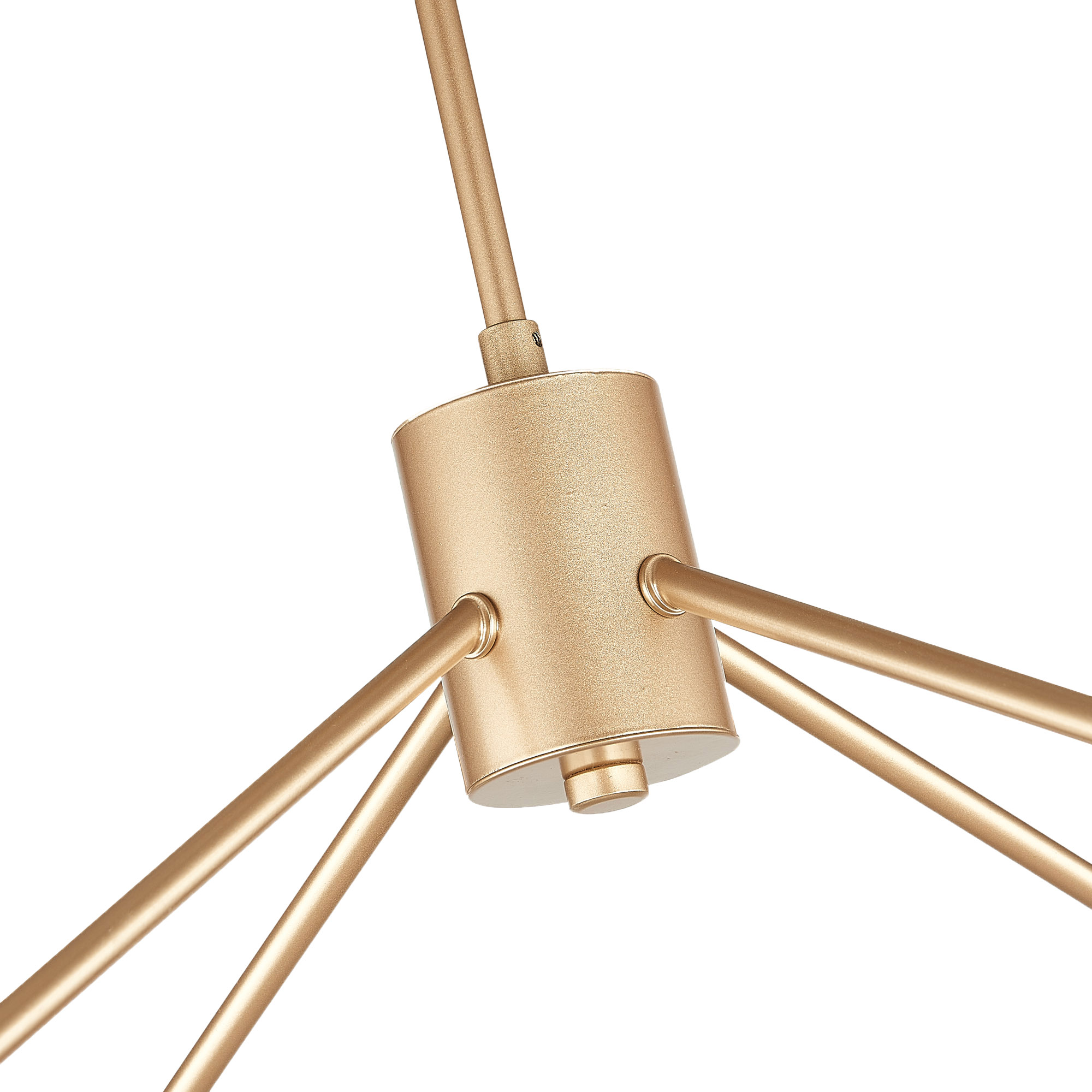 картинка SLE155902-08 Светильник потолочный Золотистый/Белый E14 8*40W