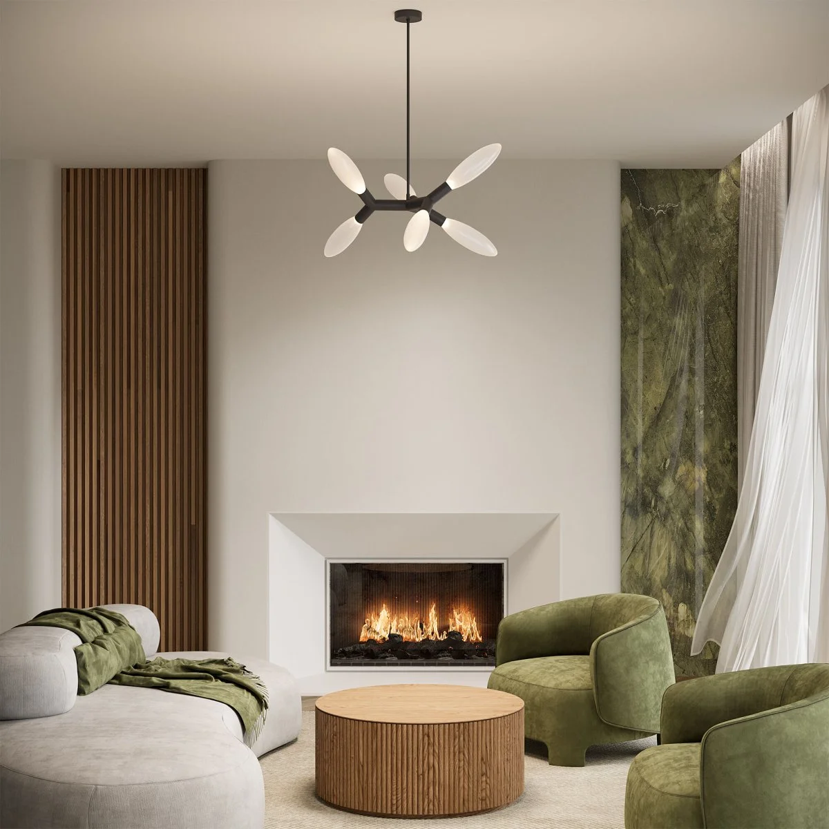 картинка Потолочный светильник 30180/6 черный