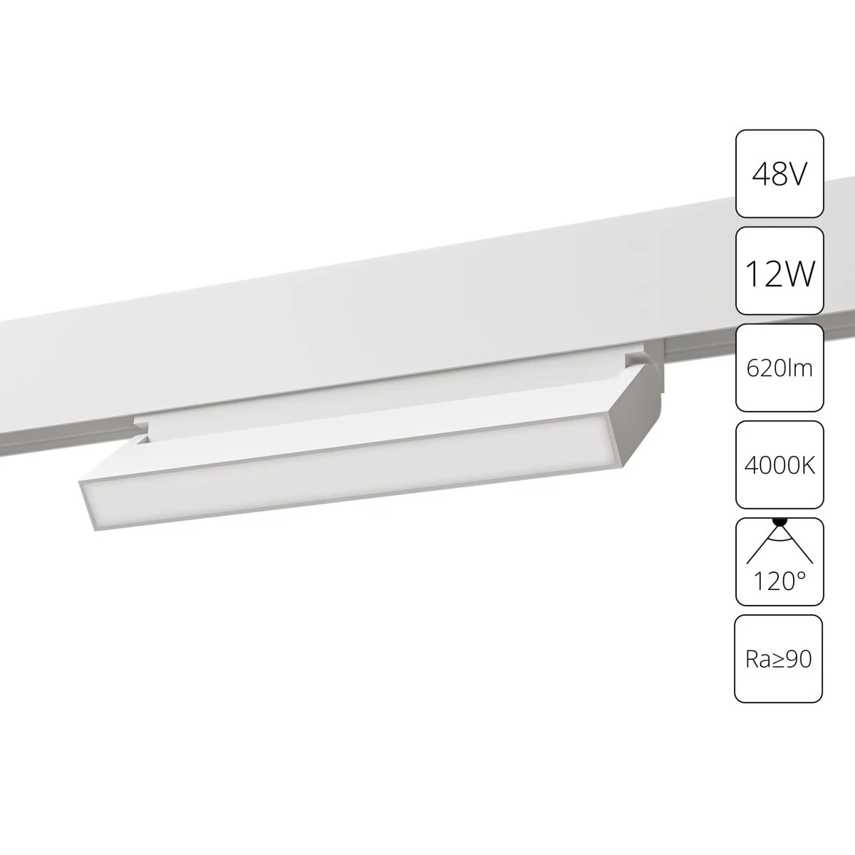 картинка Магнитный трековый светильник Arte Lamp LINEA A4669PL-1WH