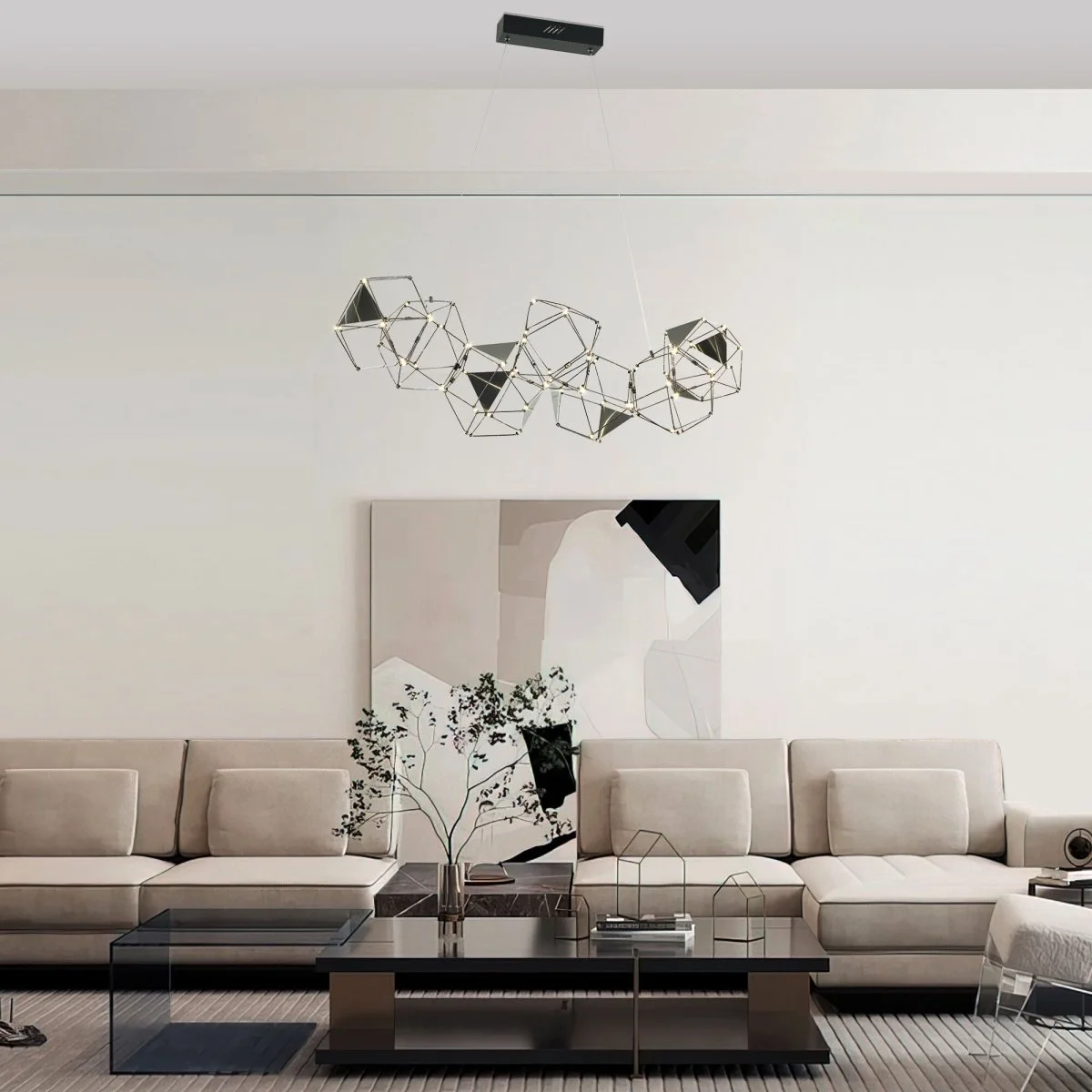 картинка Подвесной светильник 90368/7 черный жемчуг