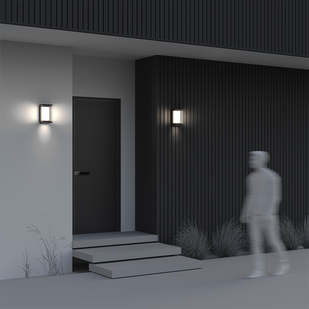 картинка Настенный светильник (бра) Outdoor O021WL-L10B3K