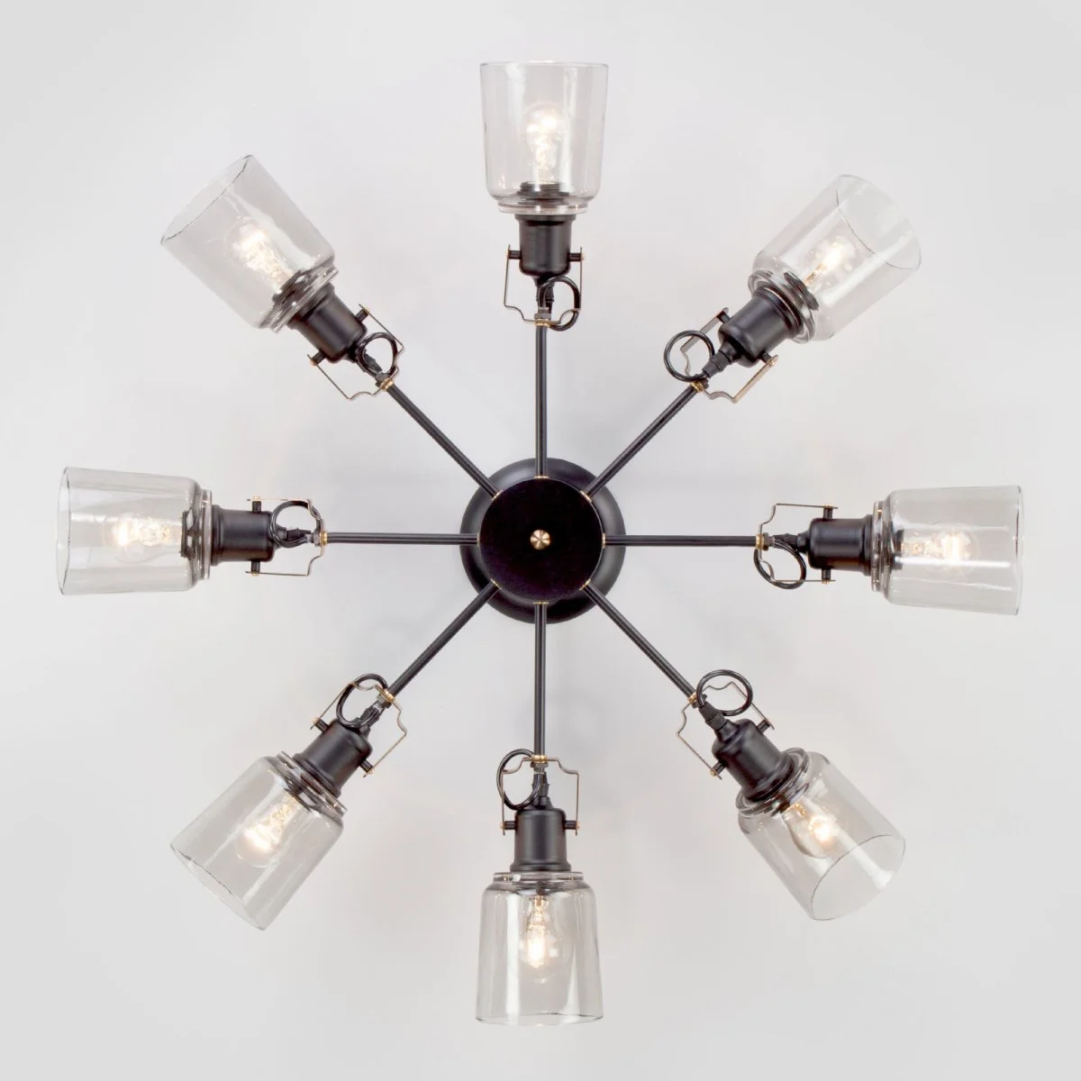 картинка Потолочная люстра в стиле лофт 70111/8 черный