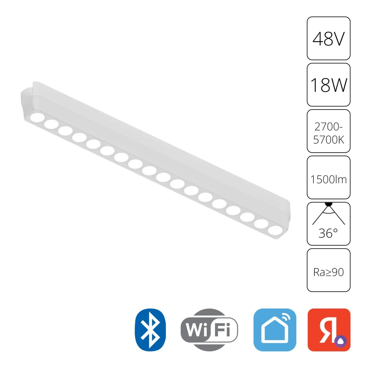 картинка Магнитный трековый светильник Arte Lamp RAPID SMART A2969PL-1WH