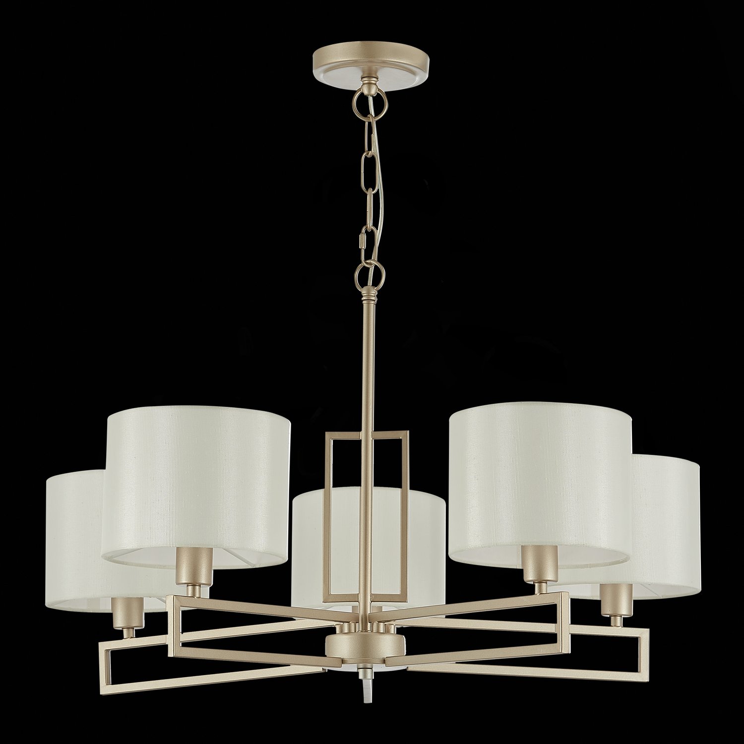 картинка SLE105803-05 Светильник подвесной Матовое золото/Белый E14 5*40W