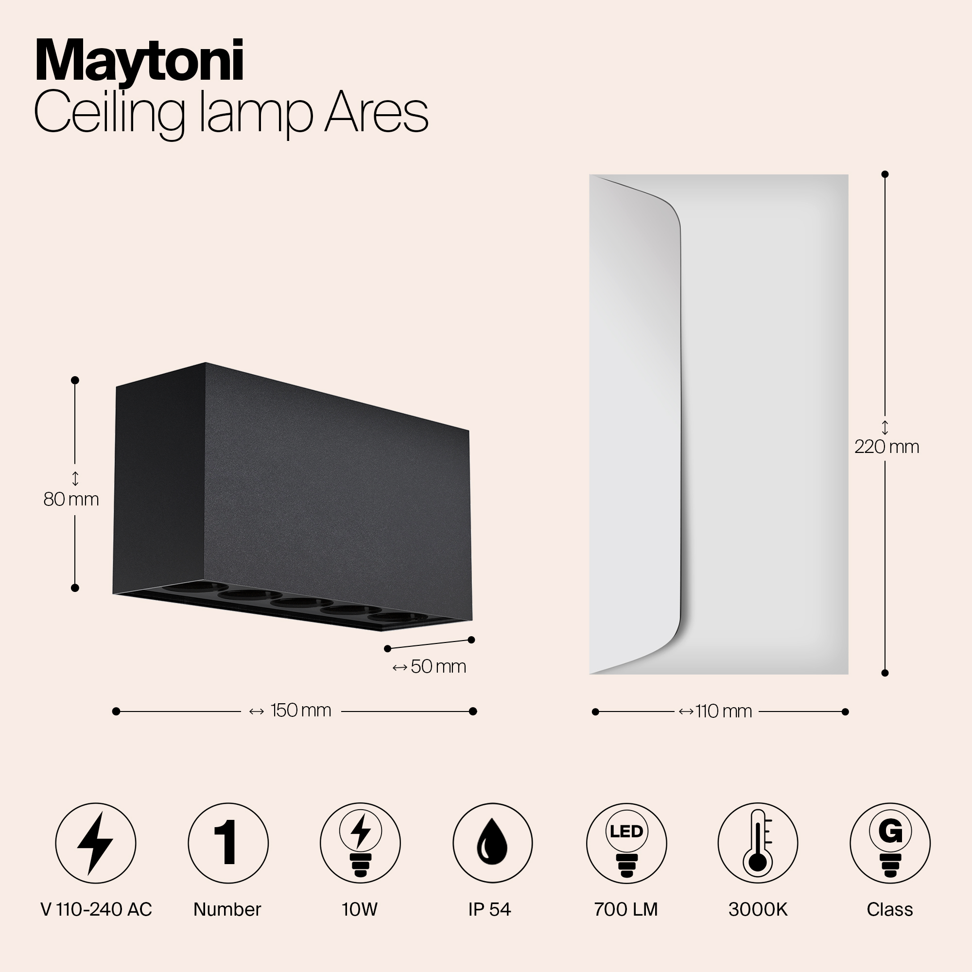 картинка Потолочный светильник Outdoor O309CL-L10GF3K