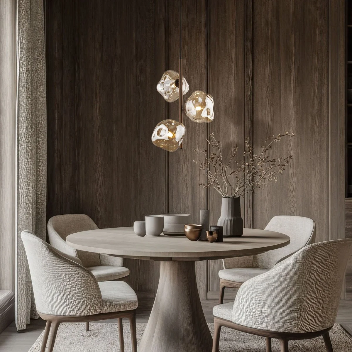 картинка Подвесной светильник со стеклянными плафонами 11036 Lava Brown