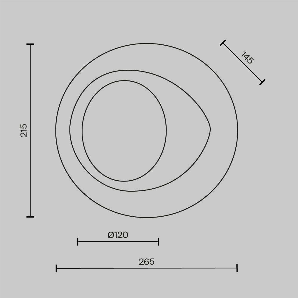 картинка Настенный светильник (бра) Maytoni MOD435WL-01W