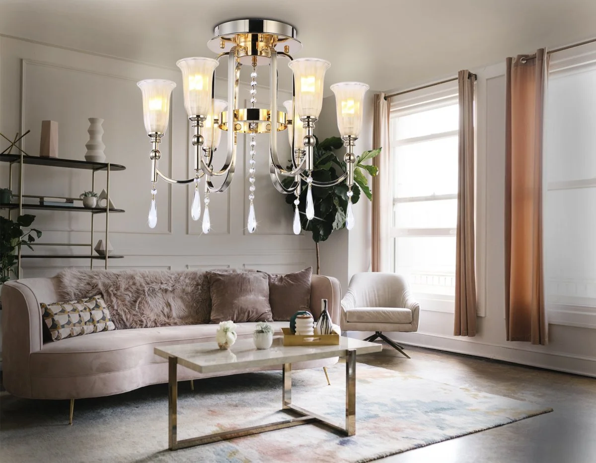 картинка Потолочная люстра с хрусталем TR3244