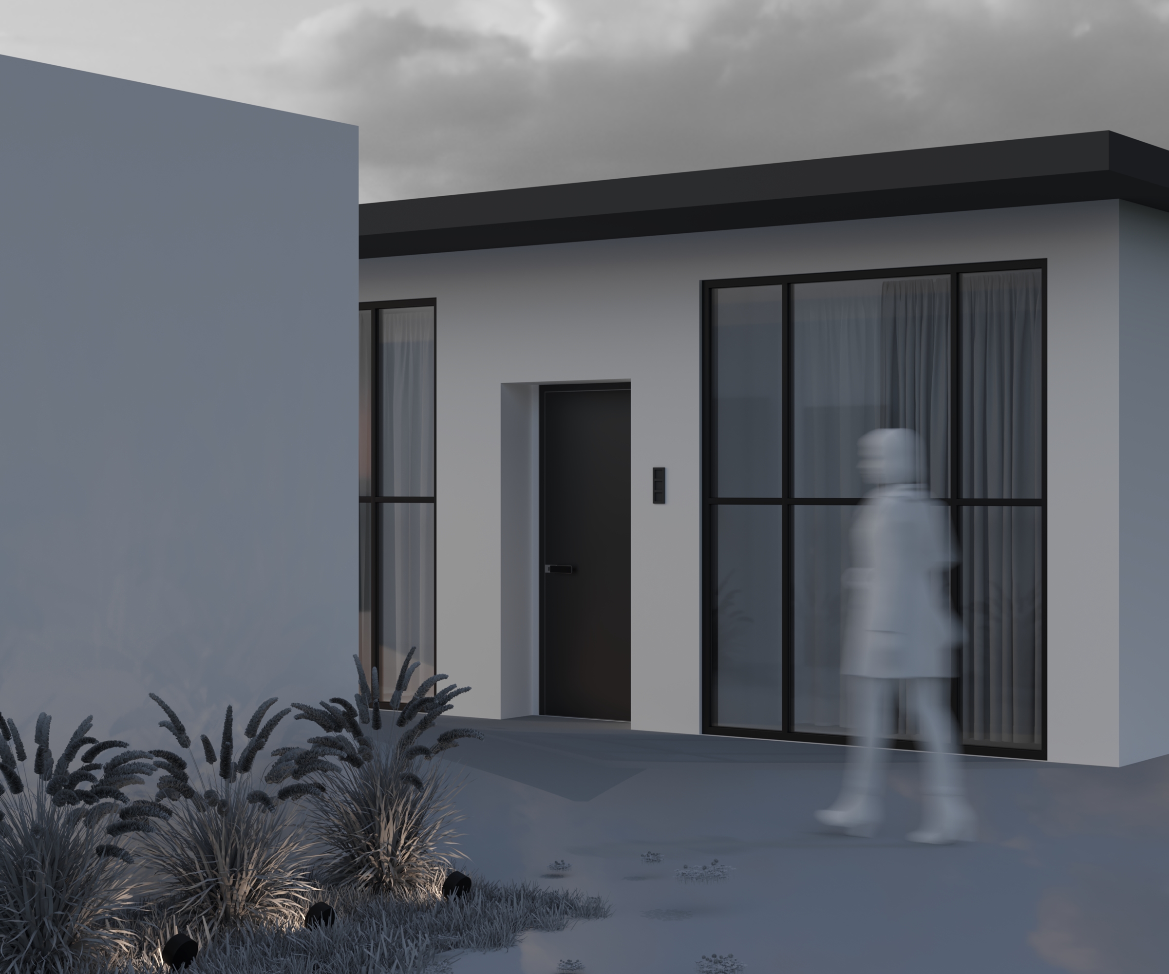 картинка Ландшафтный светильник Outdoor O495FL-L25B3K