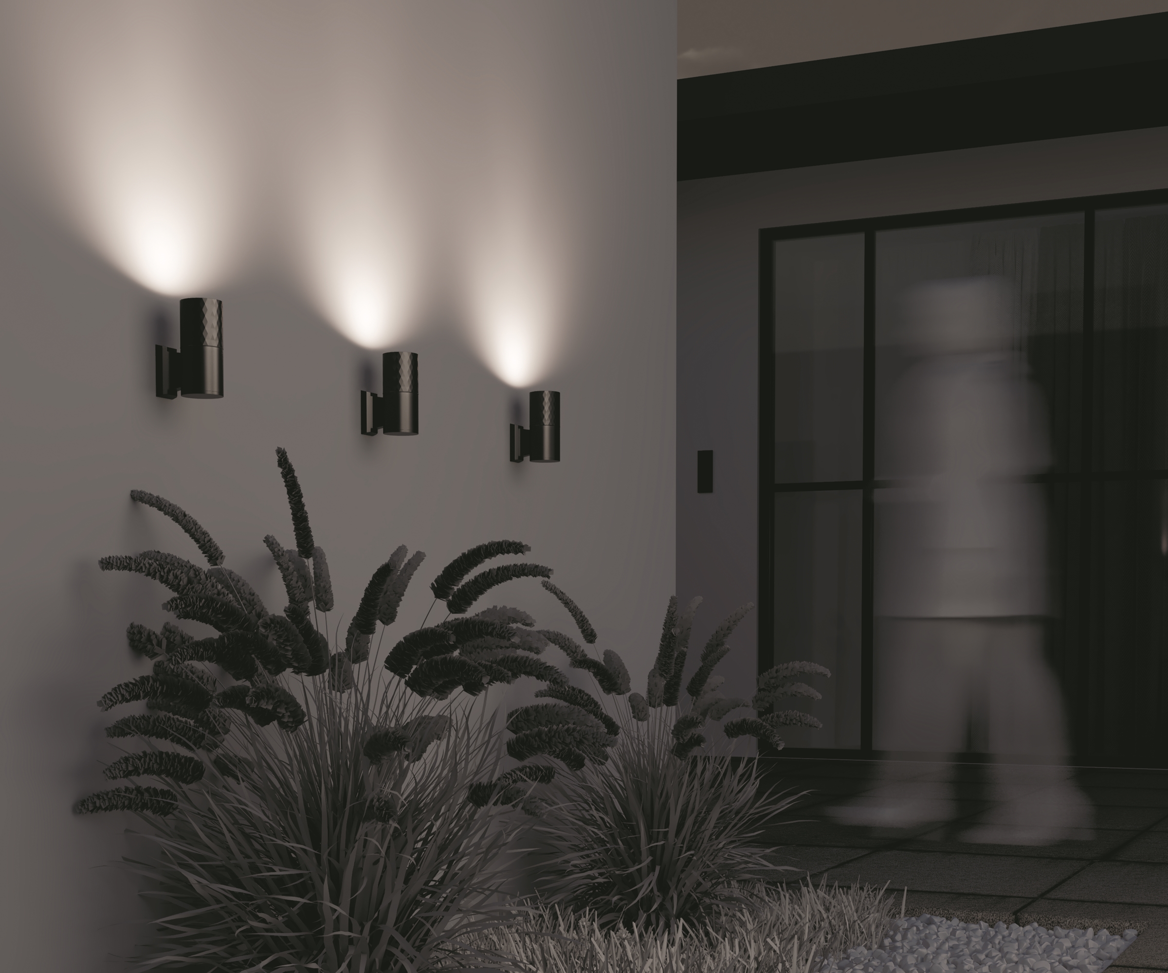 картинка Настенный светильник (бра) Outdoor O583WL-01B