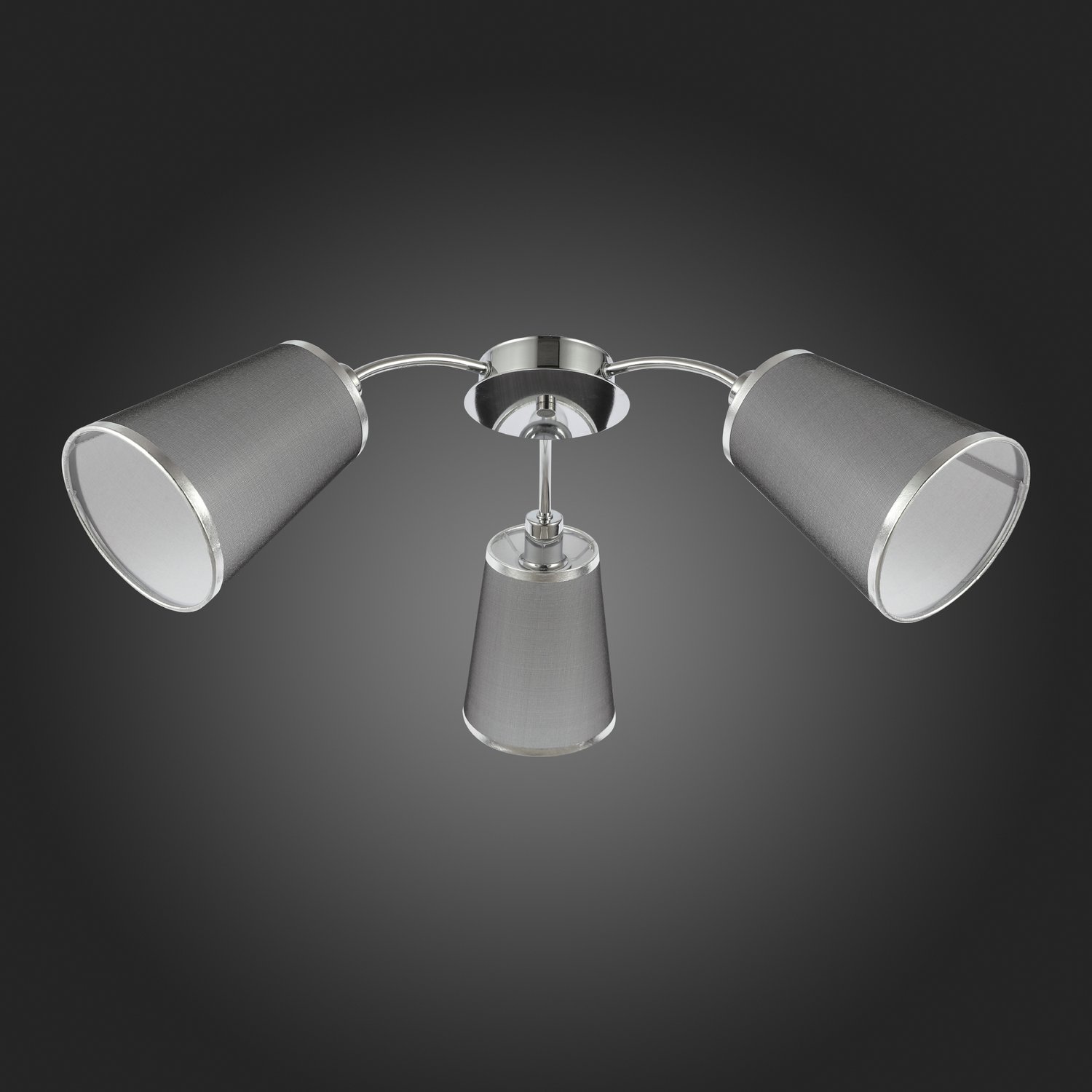 картинка SLE103002-03 Светильник потолочный Хром/Черный E14 3*40W