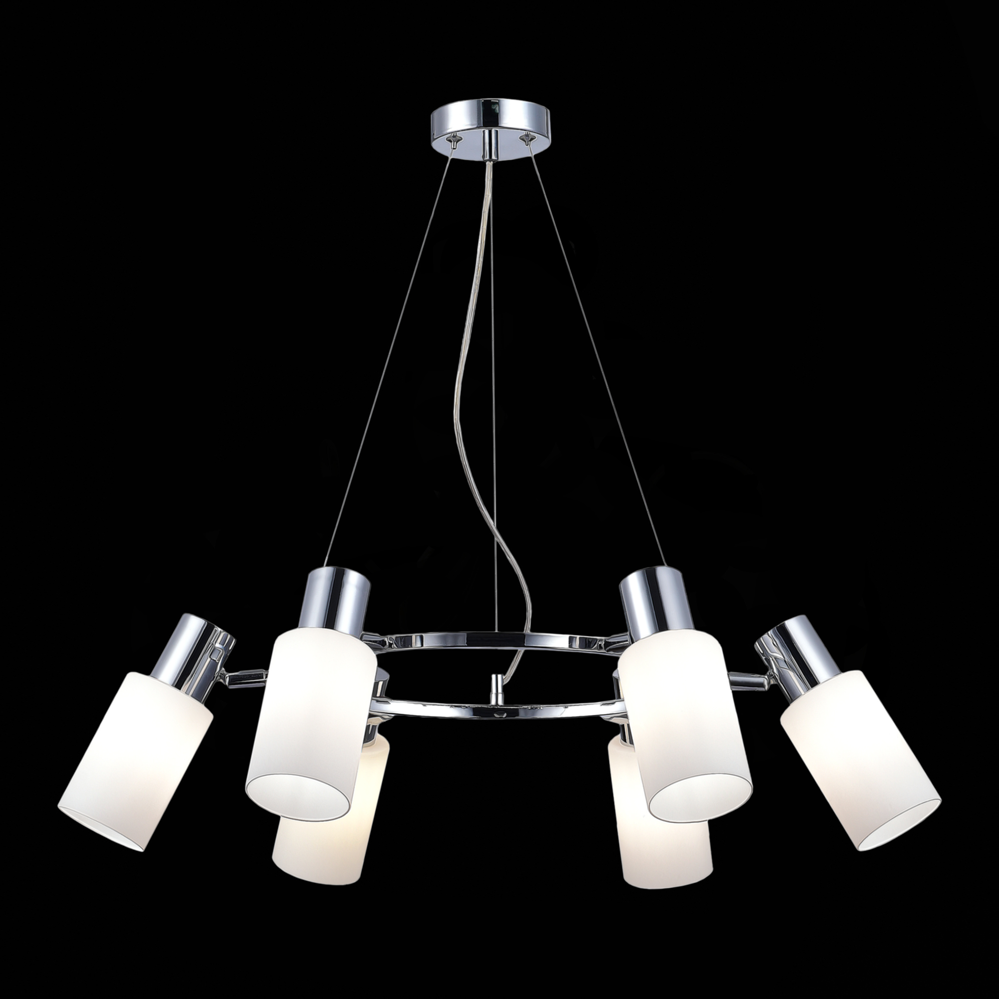 картинка SLE1139-103-06 Светильник подвесной Хром/Белый E14 6*60W