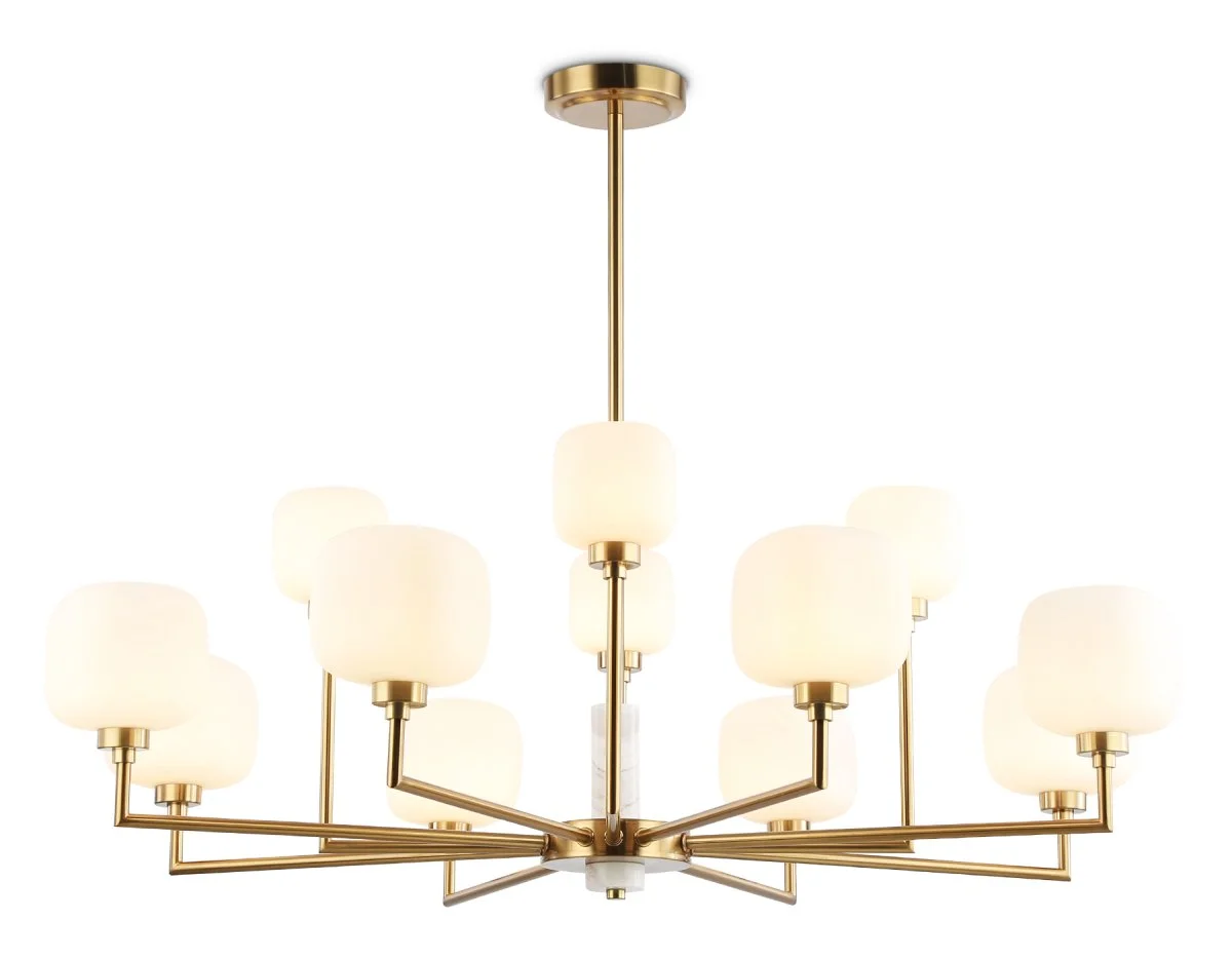 картинка Люстра на штанге с мрамором LH53019