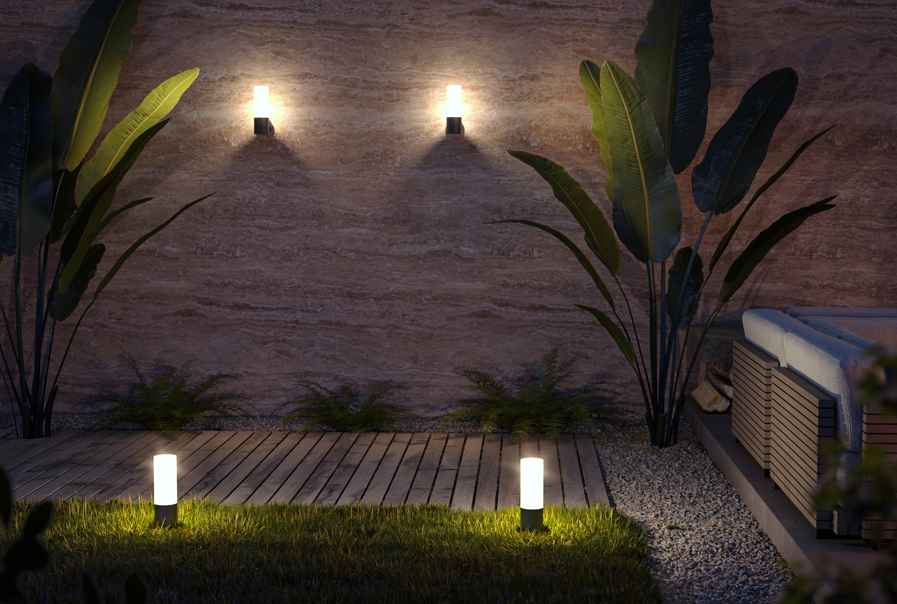 картинка Настенный светильник (бра) Outdoor O418WL-01GR