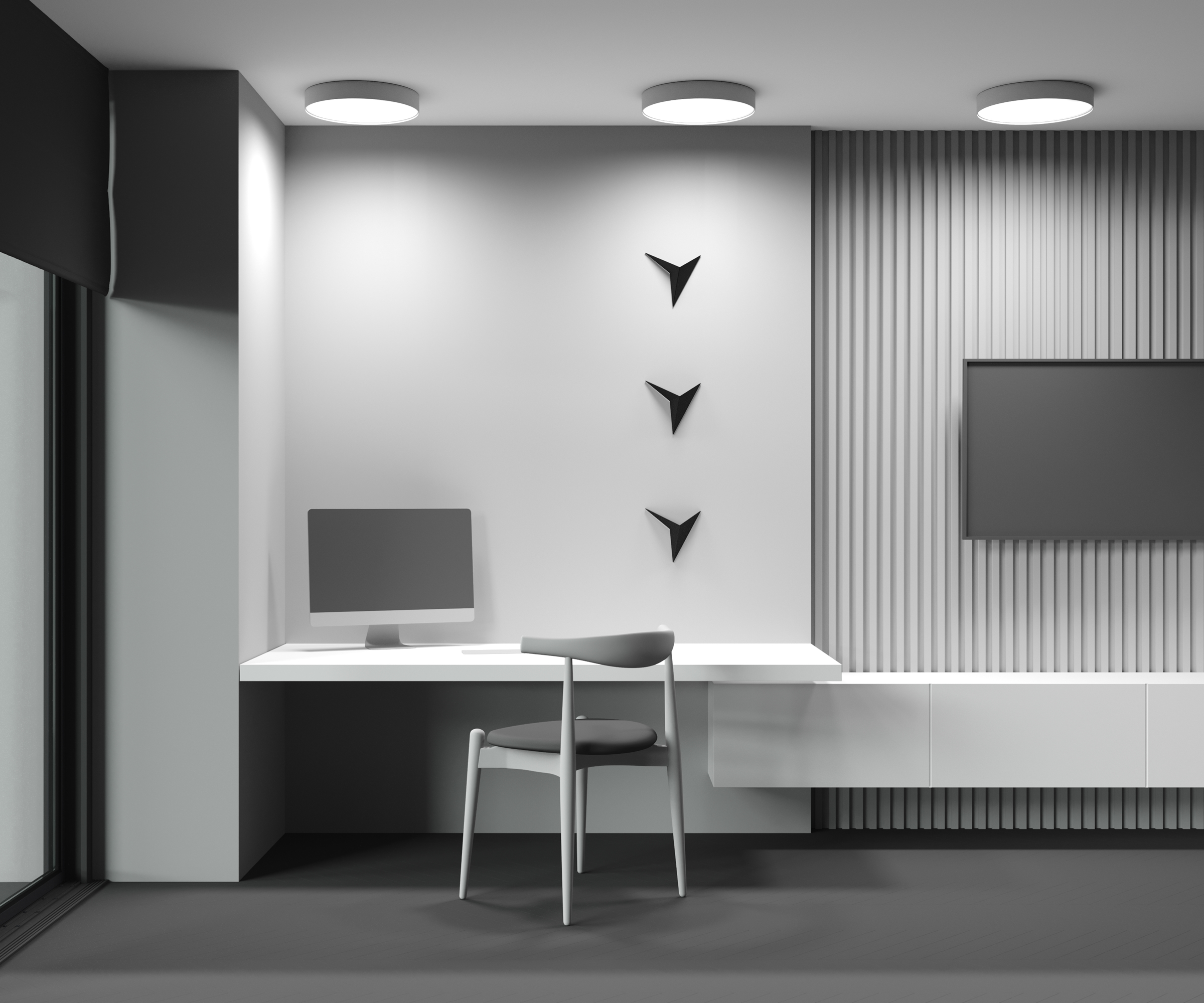 картинка Потолочный светильник Technical C032CL-45W4K-RD-MG