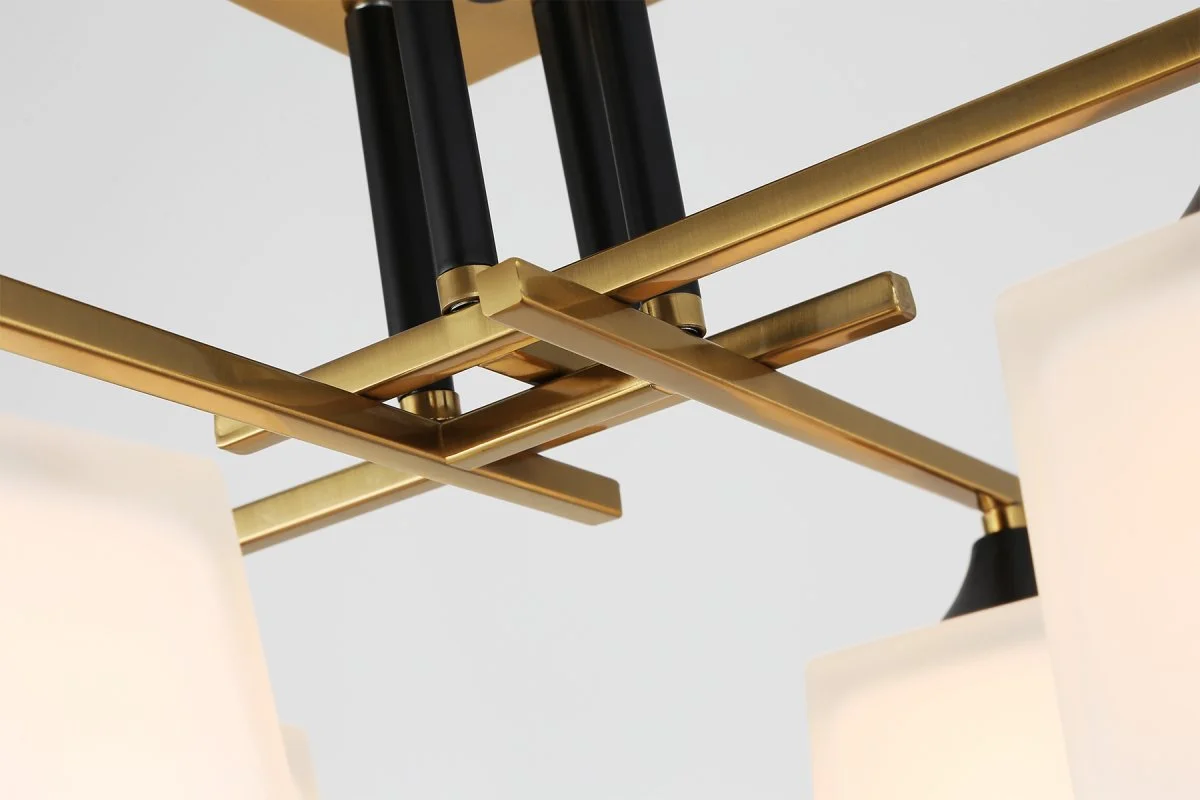 картинка Люстра на штанге со стеклянными плафонами TR303042