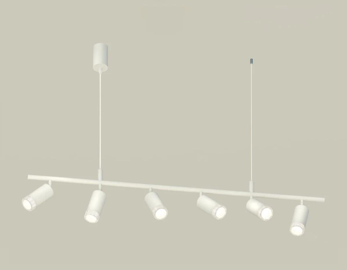 картинка Комплект подвесного поворотного светильника с композитным хрусталем