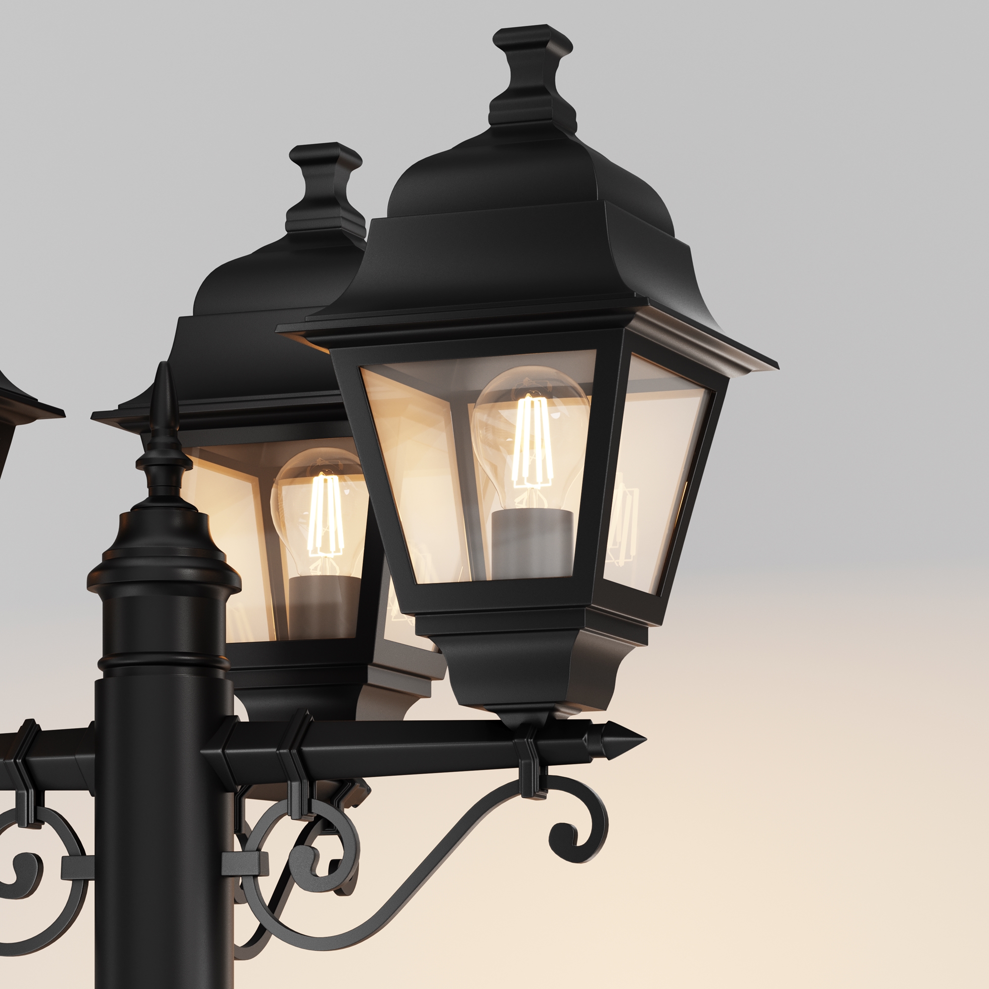 картинка Садово-парковый светильник Outdoor O003FL-03B