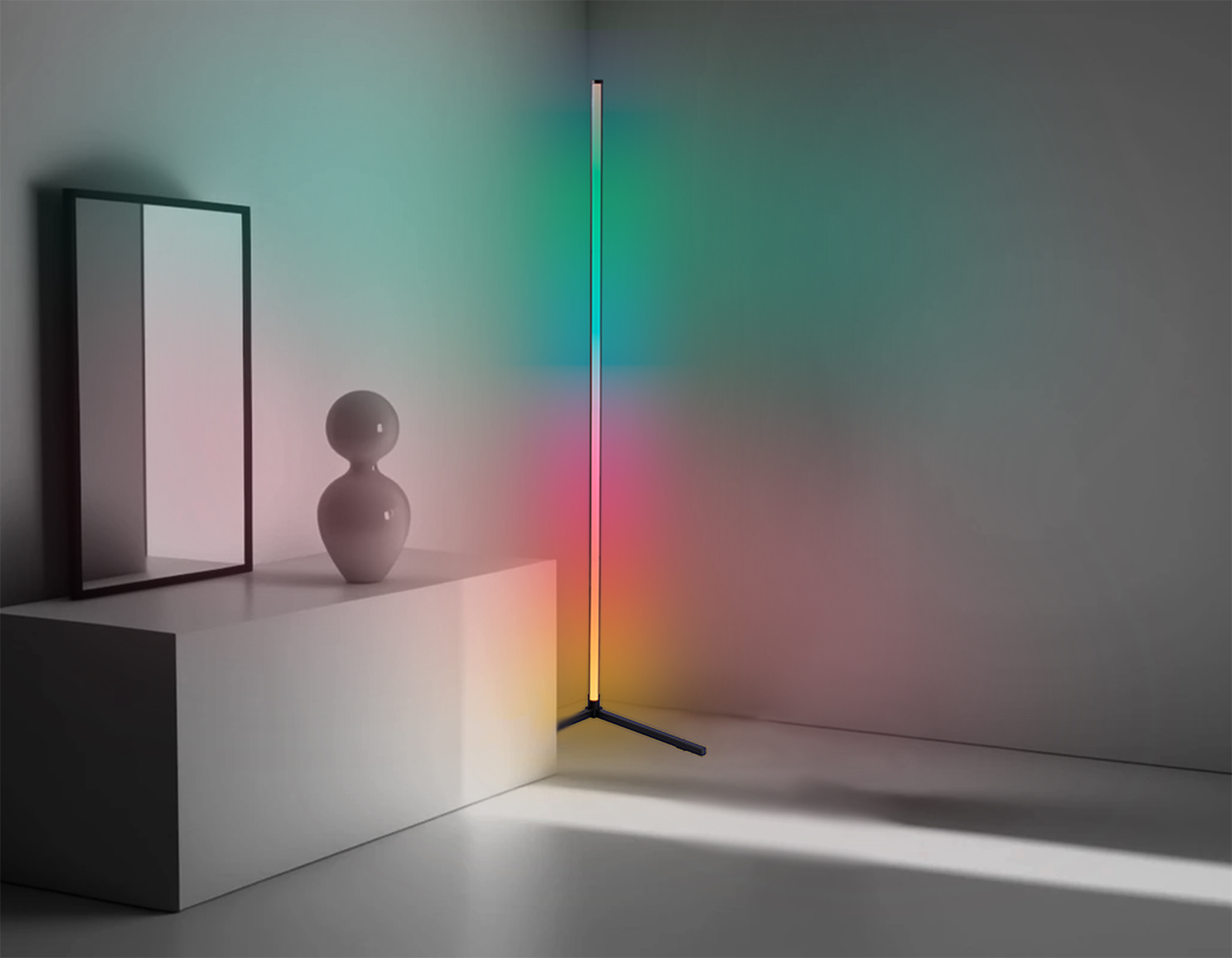 картинка Светильник светодиодный напольный RGB с пультом