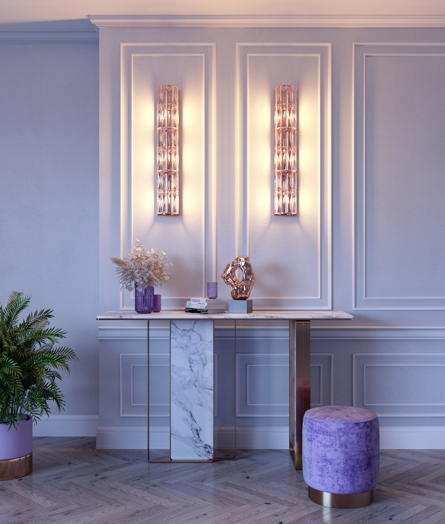 картинка Настенный светильник (бра) Maytoni MOD094WL-03G