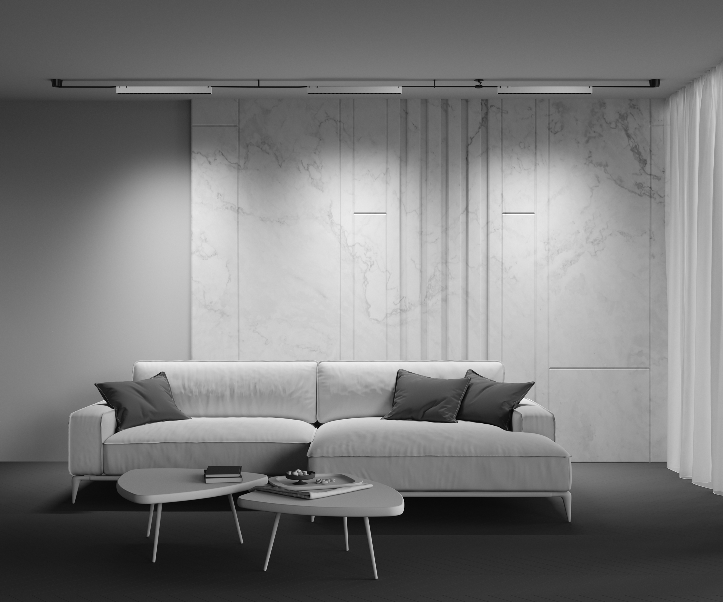 картинка Подвесной светильник Technical TR128B-24W4K-M-W